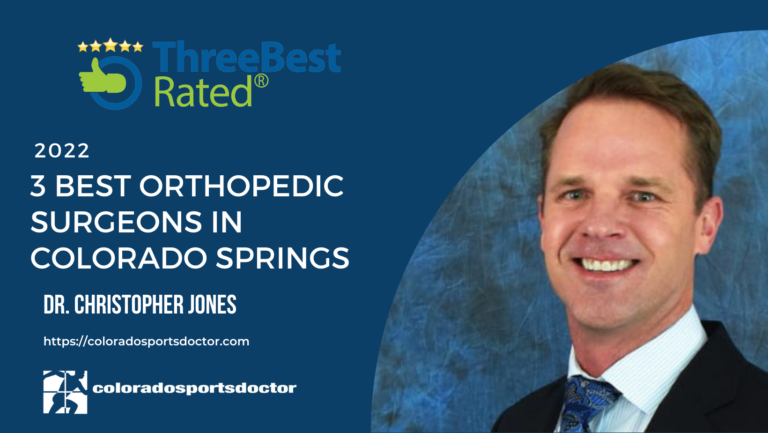 2022 Three Best Orthopedic Surgeons In Colorado Springs Dr. Chris Jones